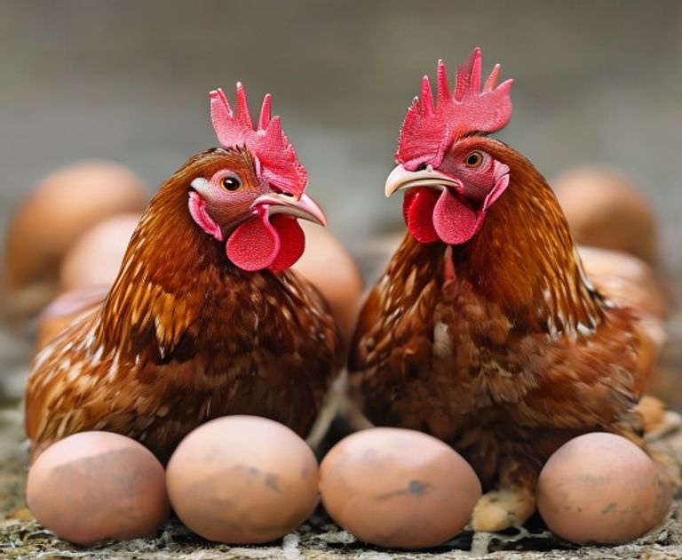 Barred Rock chickens start laying eggs at 5-6 months