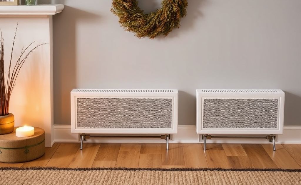 Baseboard heaters enhancing cozy home comfort