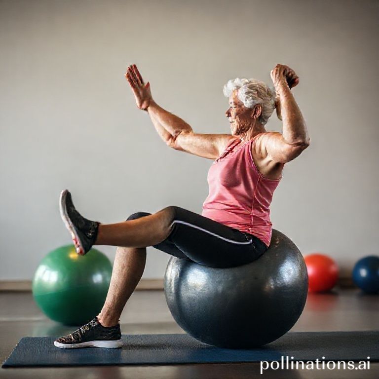 노인을 위한 짐볼 활용 기본 운동법