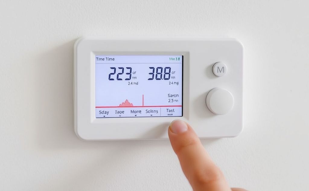 Basic time schedules for remote heating control
