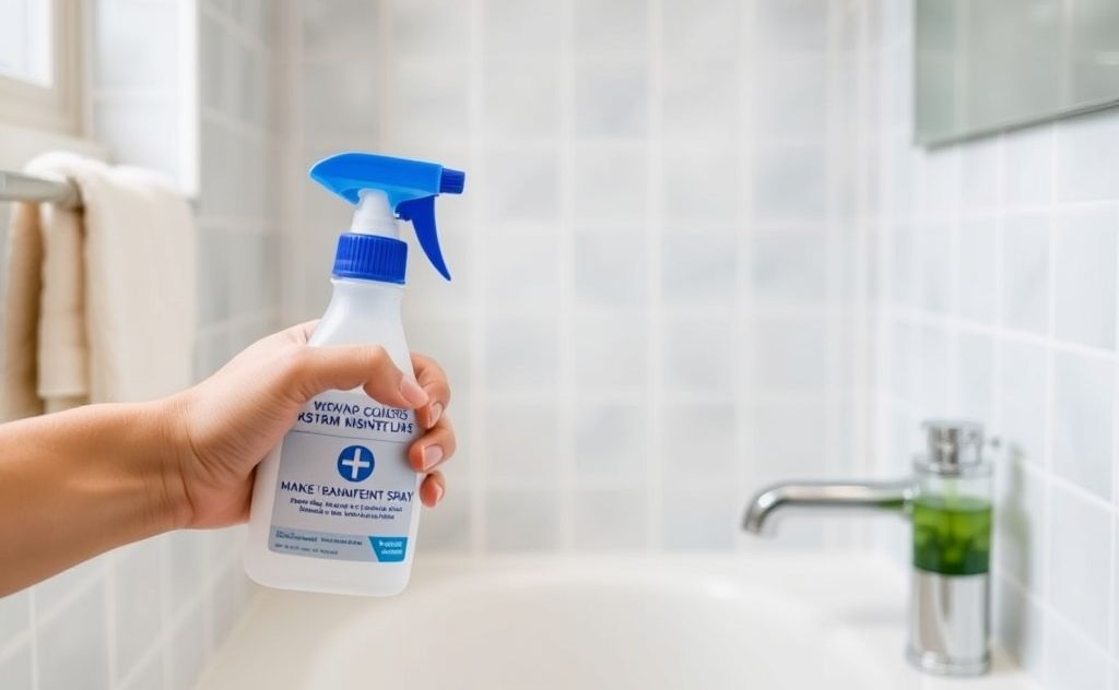 Bathroom disinfectant spray daily use tips