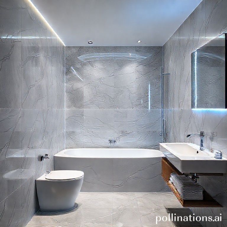 욕실 스마트조명 김서림 방지 코팅 제품