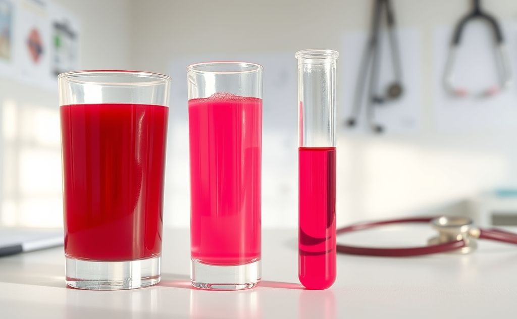 Beet juice effects on urine color change