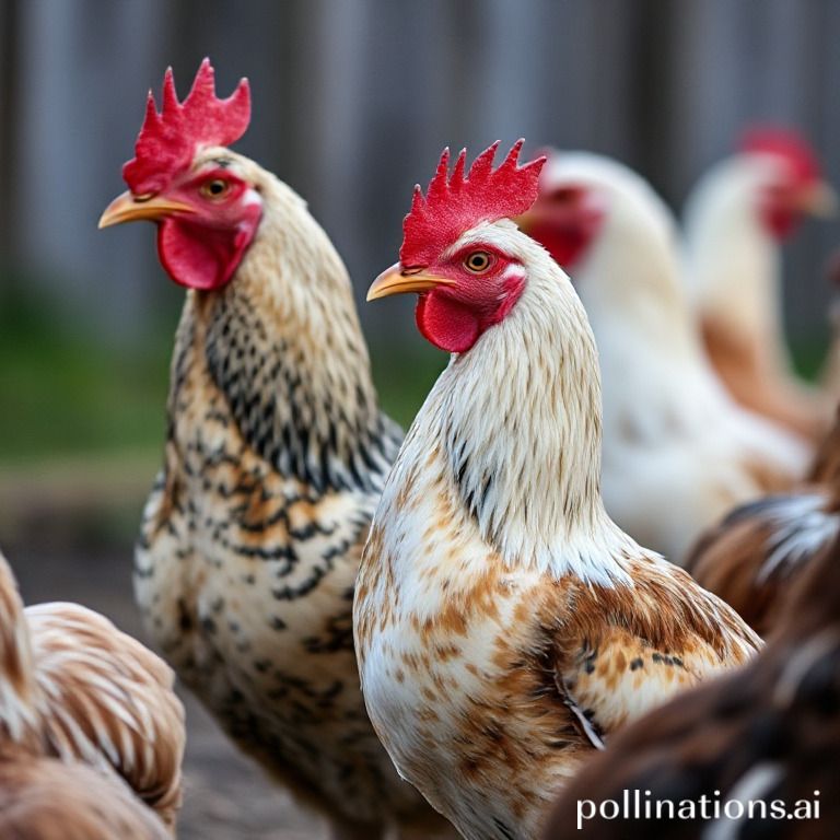 Chicken pre-roosting signs