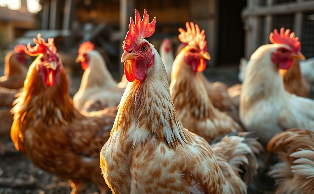 Behavioral signs indicate chicken age