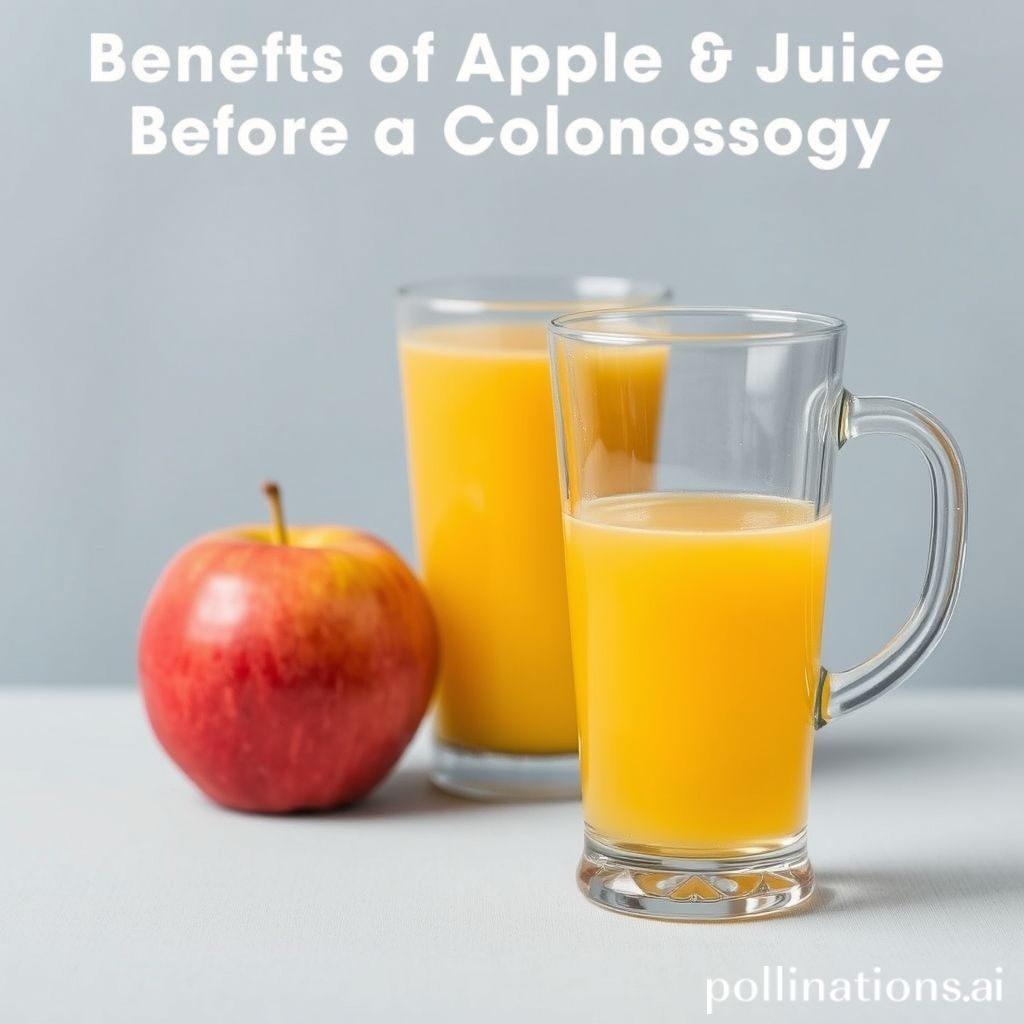 Hydrating and Energizing Benefits of Apple Juice Before a Colonoscopy