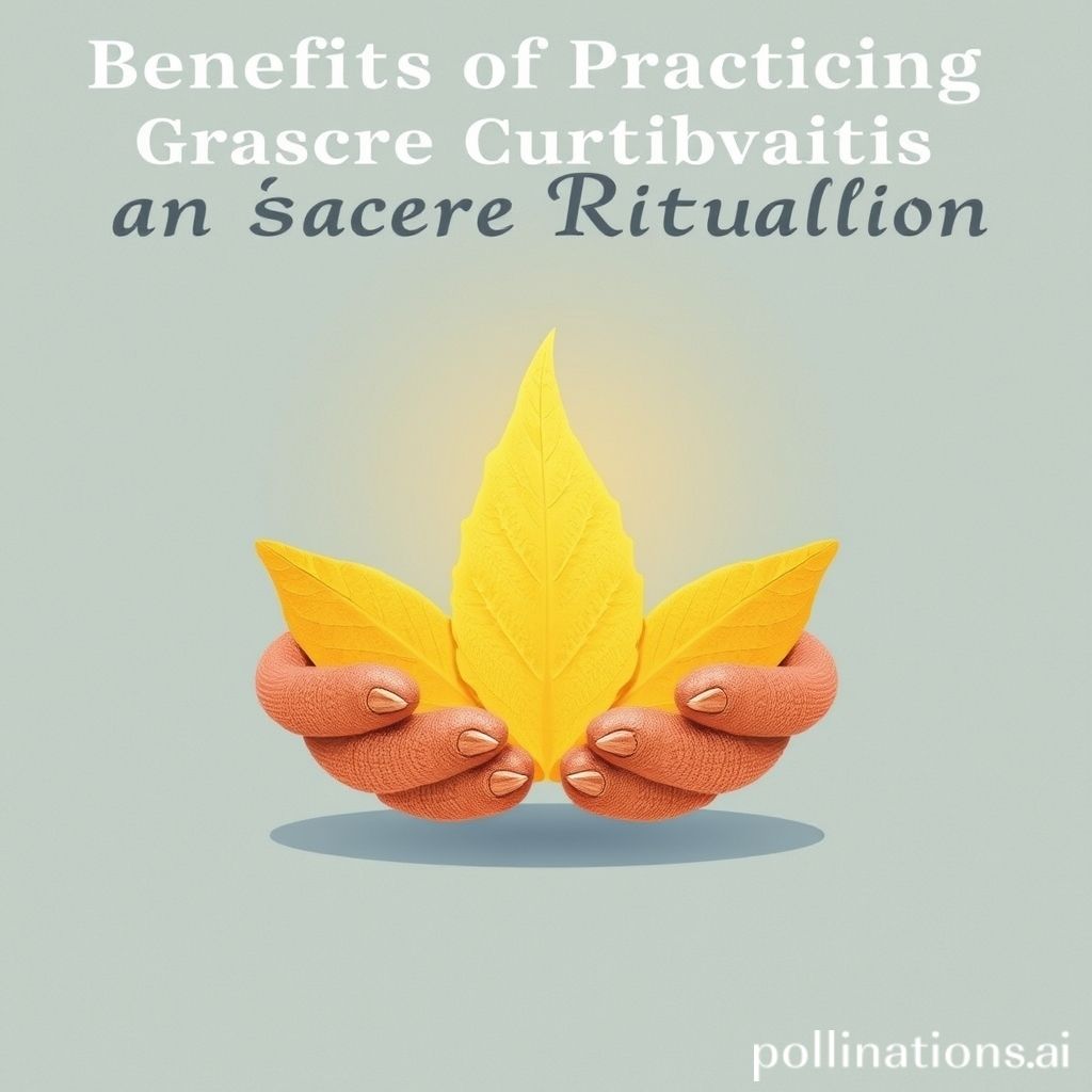 Benefits of Practicing Gratitude in Sacred Rituals