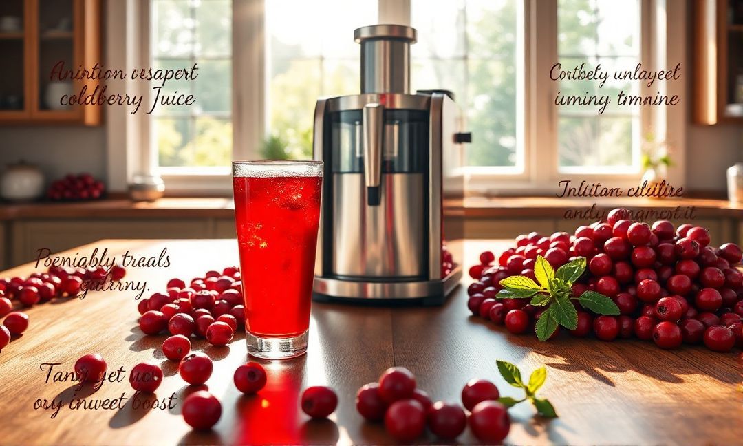 Benefits of cold pressing cranberry juice