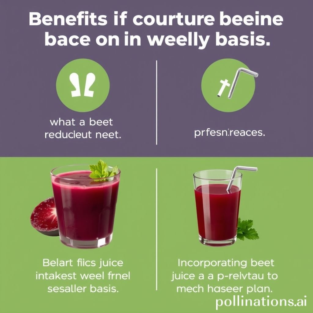 Weekly Consumption of Beet Juice