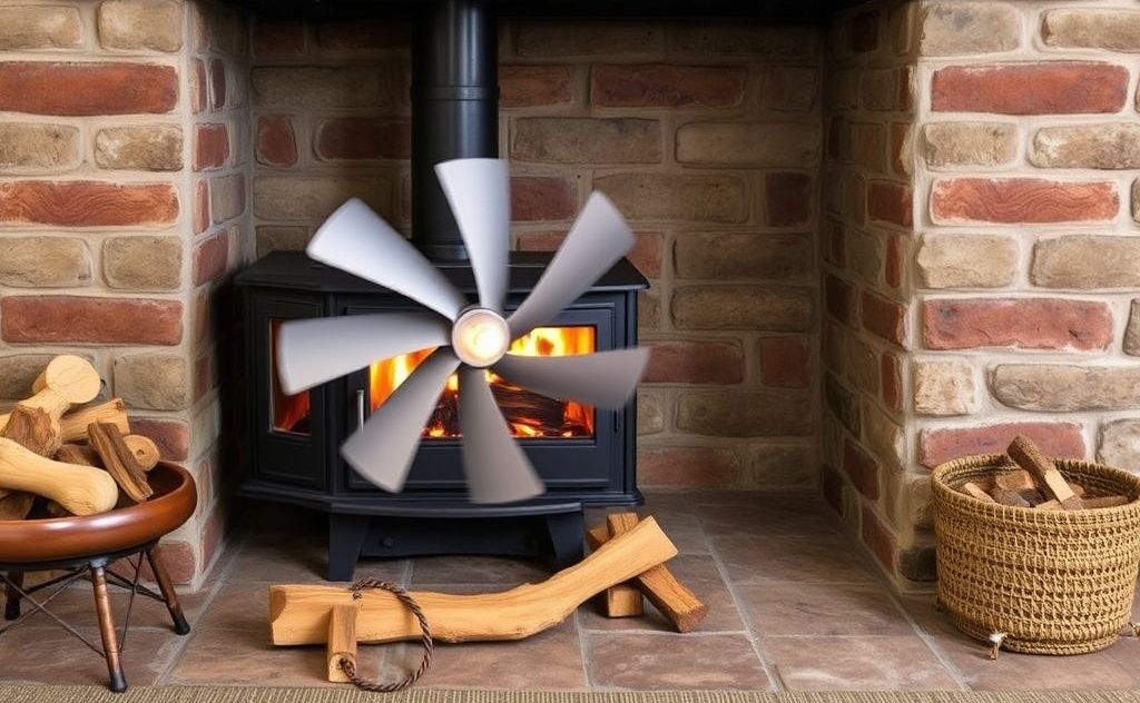 Benefits of wood stove fans for home heating efficiency