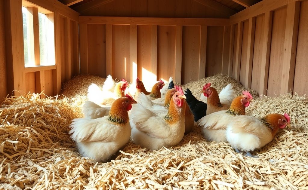Best bedding options for happy healthy chickens