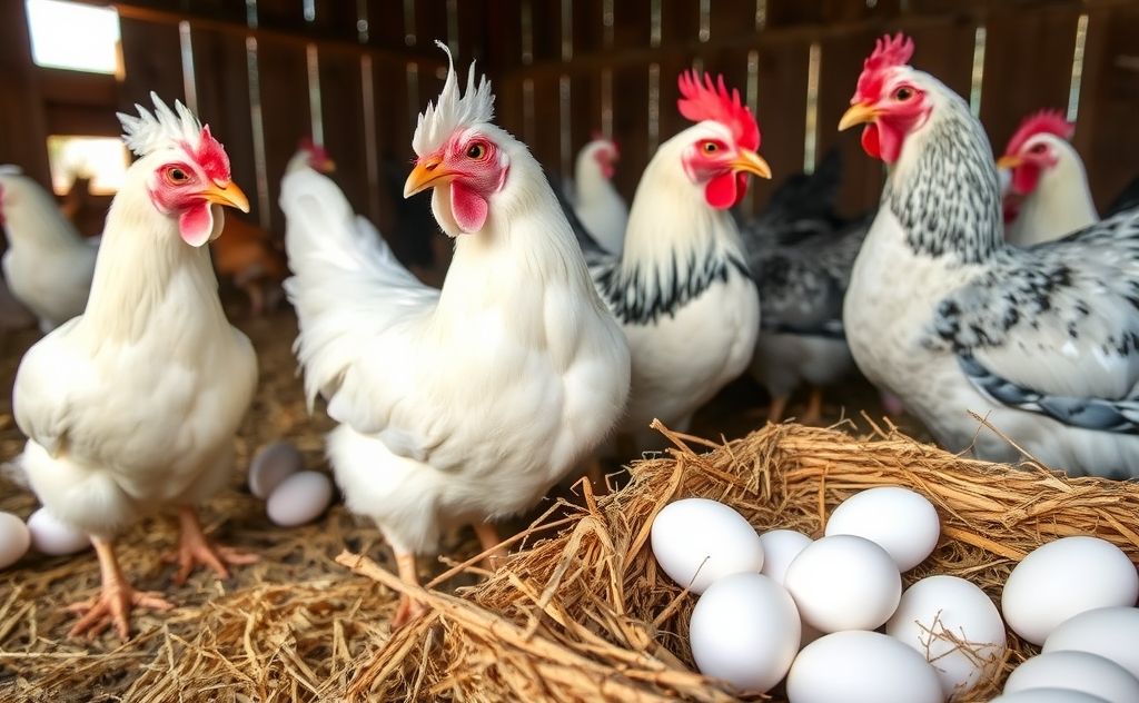 Best chicken breeds for white eggs