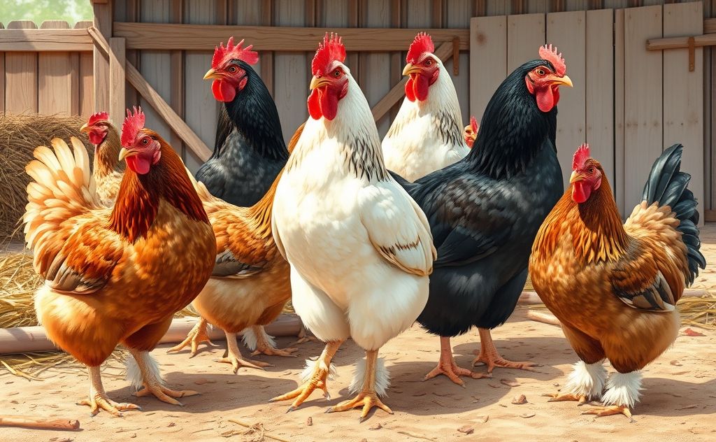 Best chicken breeds with feathered feet