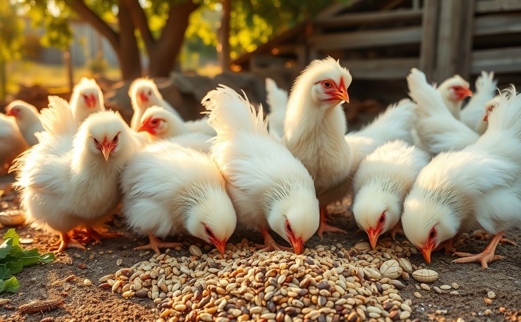Best feeds for healthy Silkie chickens