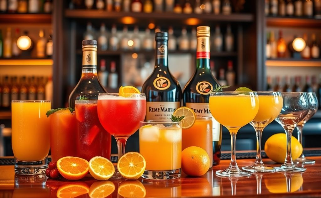 Best juice pairings for Remy Martin cocktails