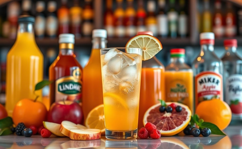 Best juice pairings for apple vodka cocktails