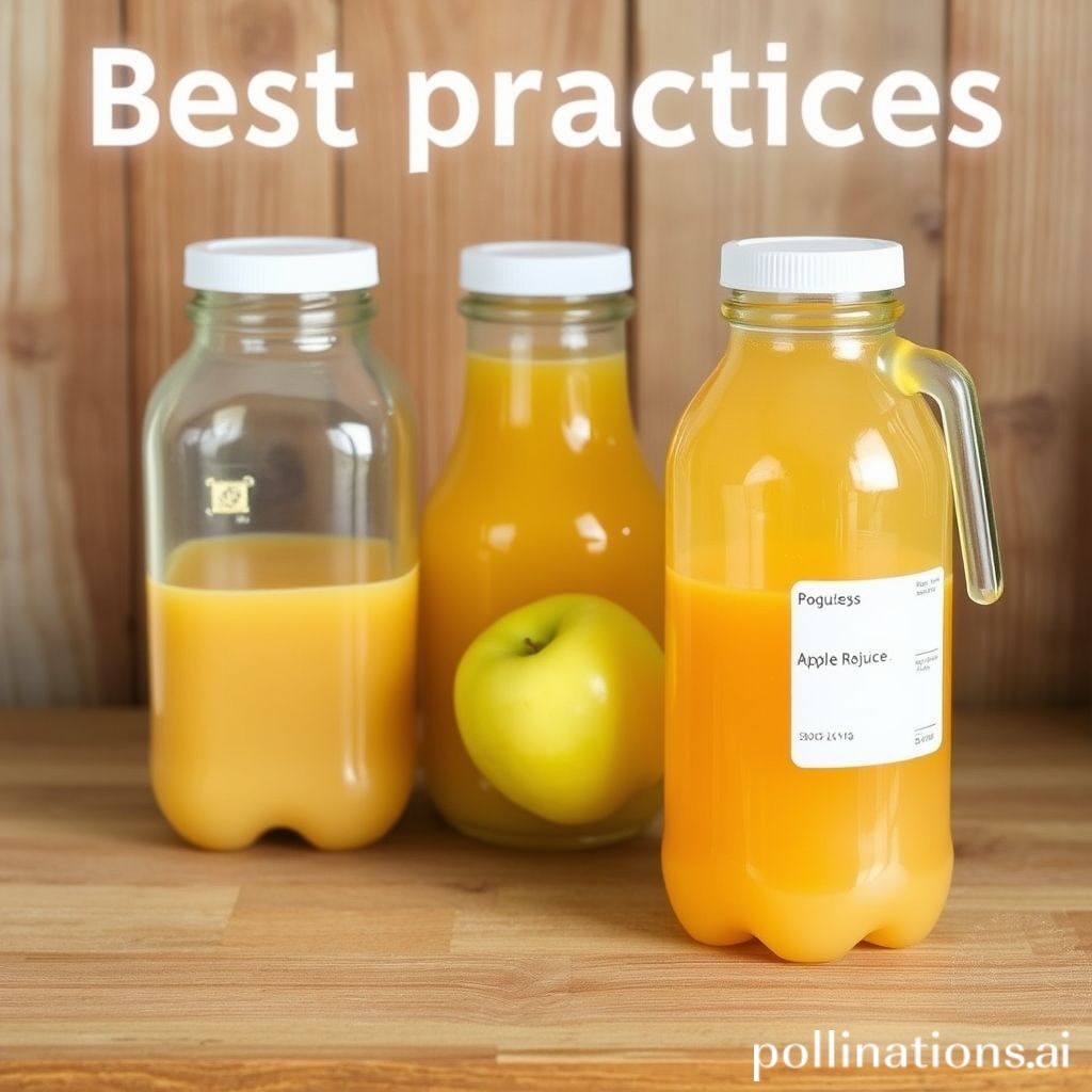 Optimal Storage Techniques for Apple Juice