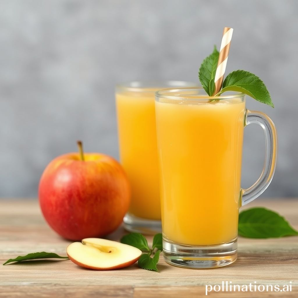 Apple Juice for Sore Throat Relief