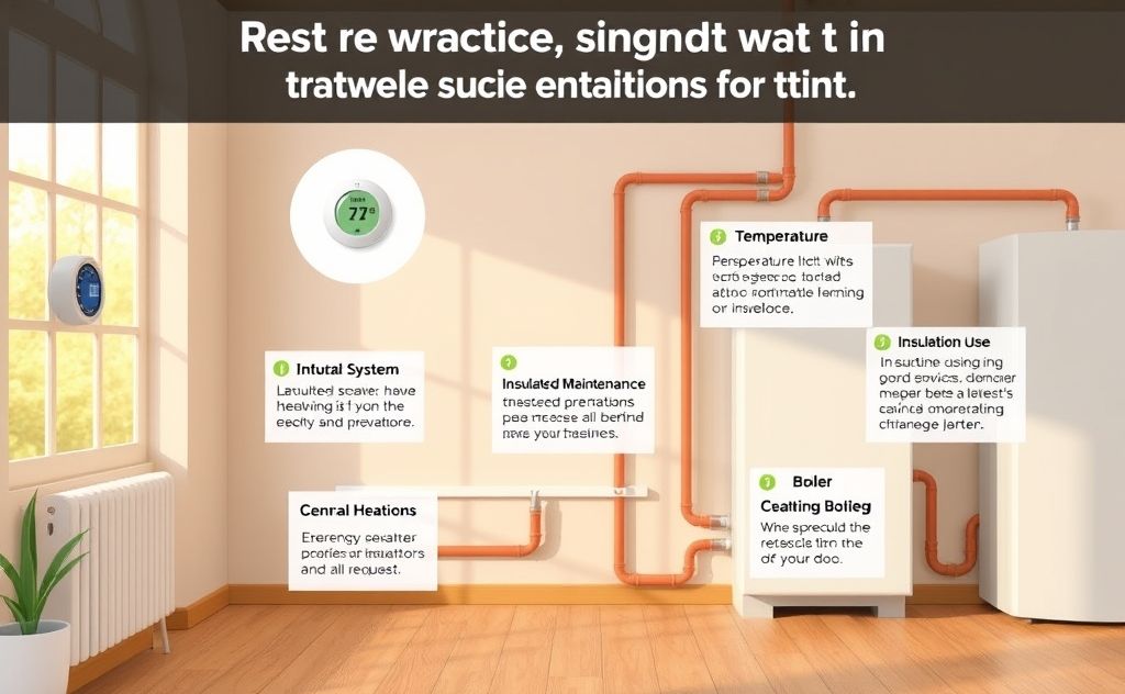 Best practices saving hot water central heating