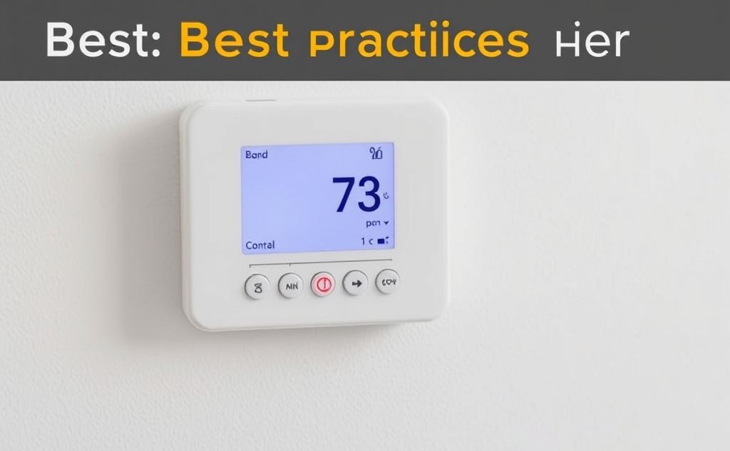 Best practices thermostat placement tips