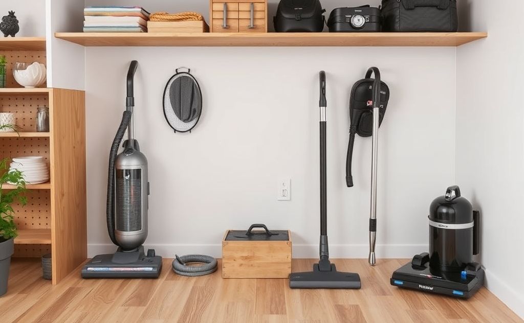 Best storage spots for vacuum cleaners