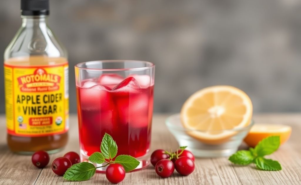 Best time for cranberry juice and apple cider vinegar
