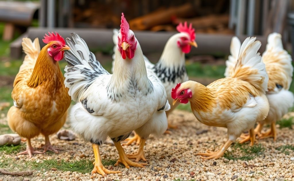Best time to feed chickens scratch grains