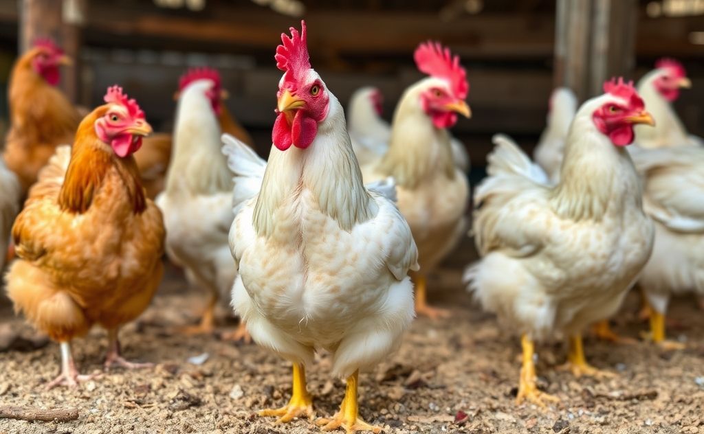 Best time to give chickens grit for health