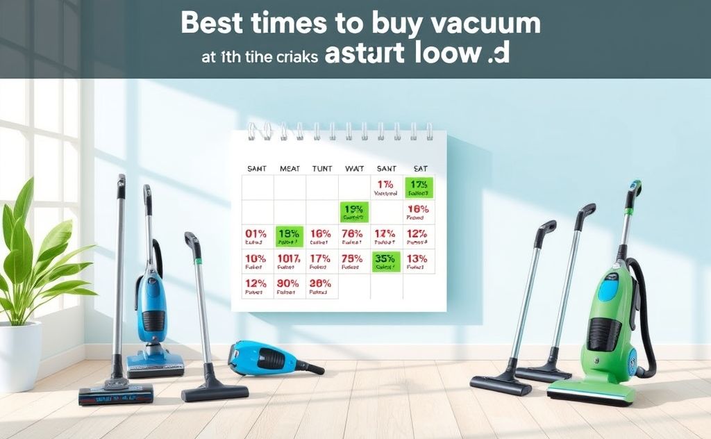 Best times to buy vacuum at low prices