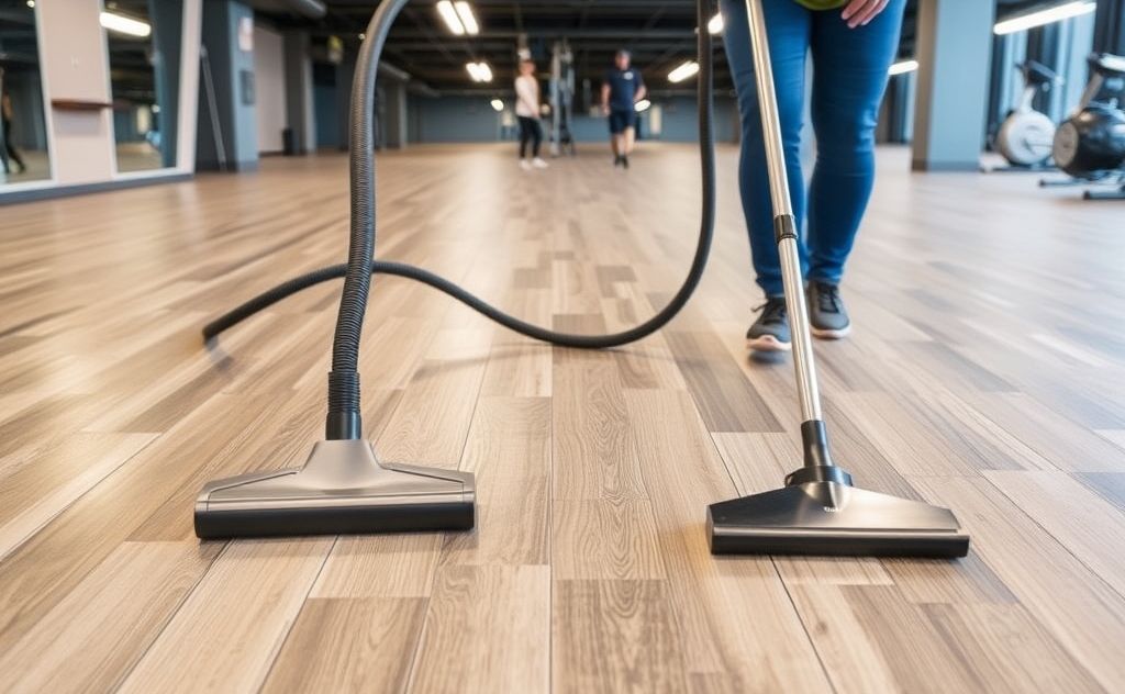 Best vacuuming practices gym floor types