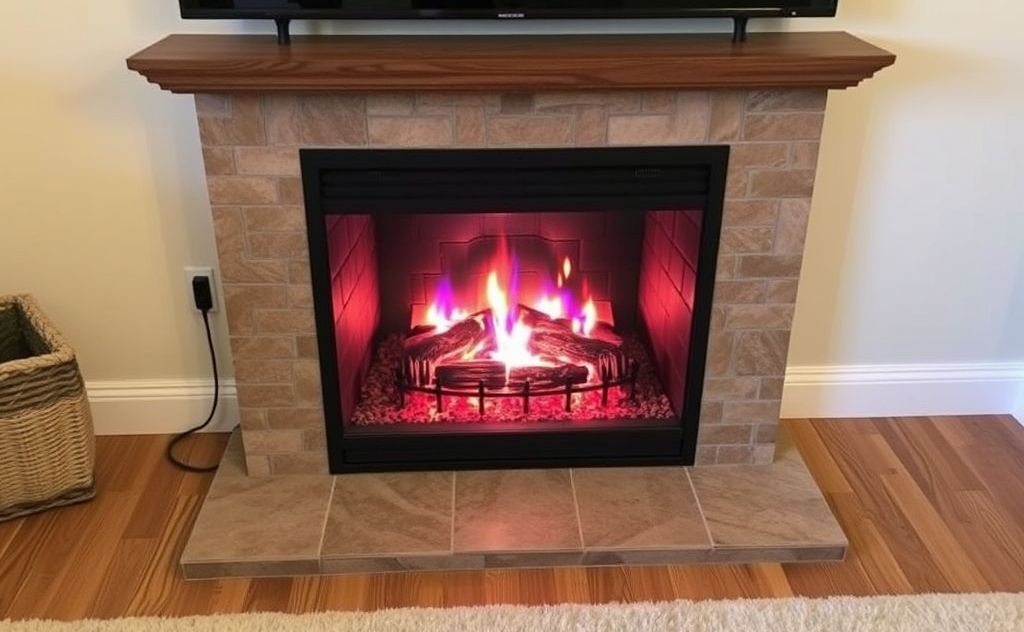 Best ways to hide cords for electric fireplace