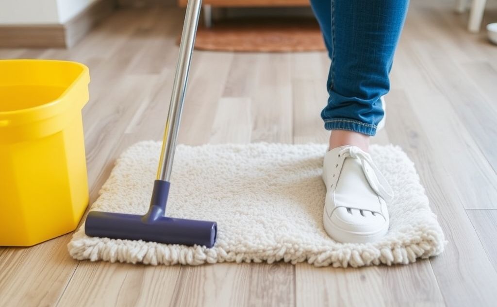 Best ways to prevent footprints after mopping