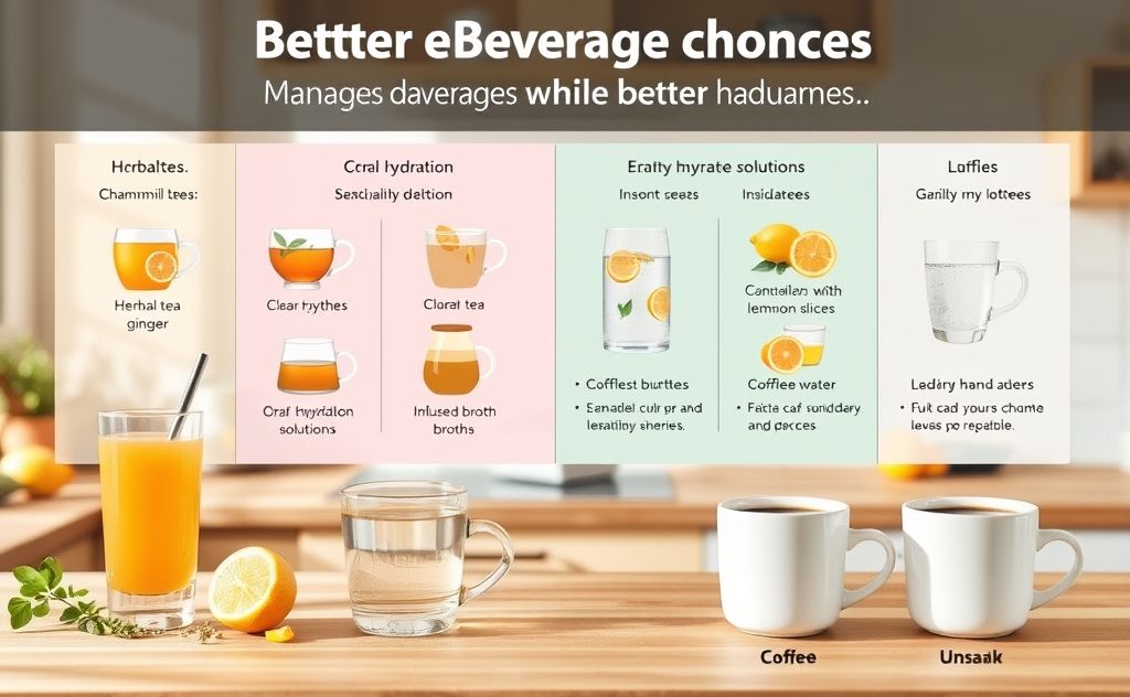 Better beverage choices for diarrhea coffee safe
