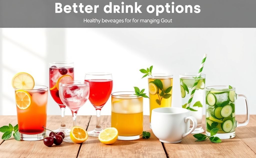 Better drink options for gout management