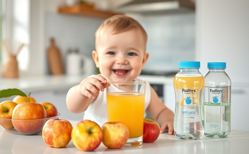 Better hydration choices for infants apple juice