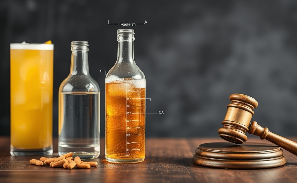 Beverage formula patent concept with elements of law
