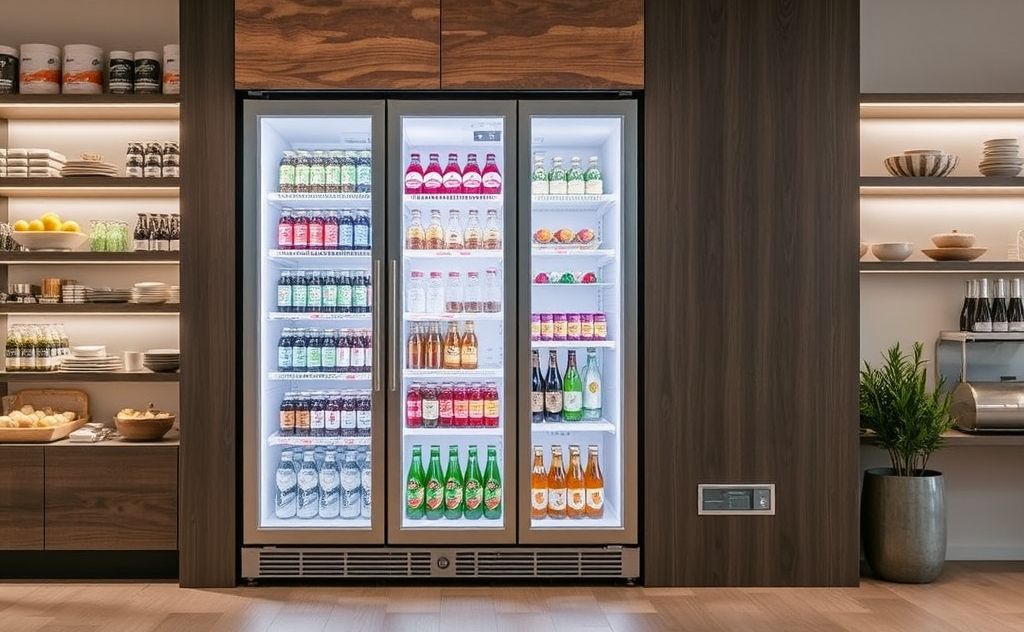 Beverage fridge width affects storage capacity