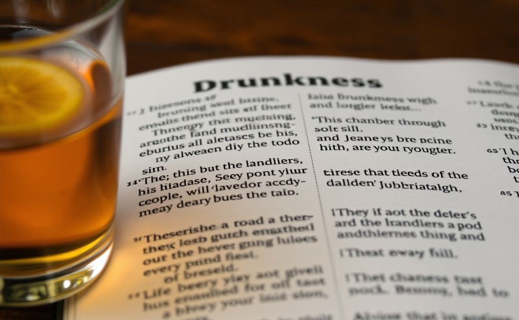 Bible warnings on drunkenness and sin