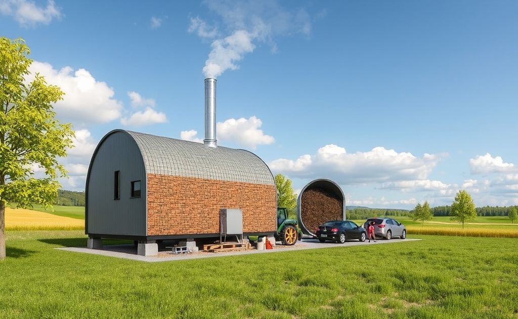 Biomass as a green heating solution concept