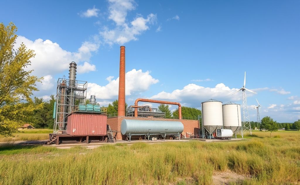Biomass energy production from natural materials