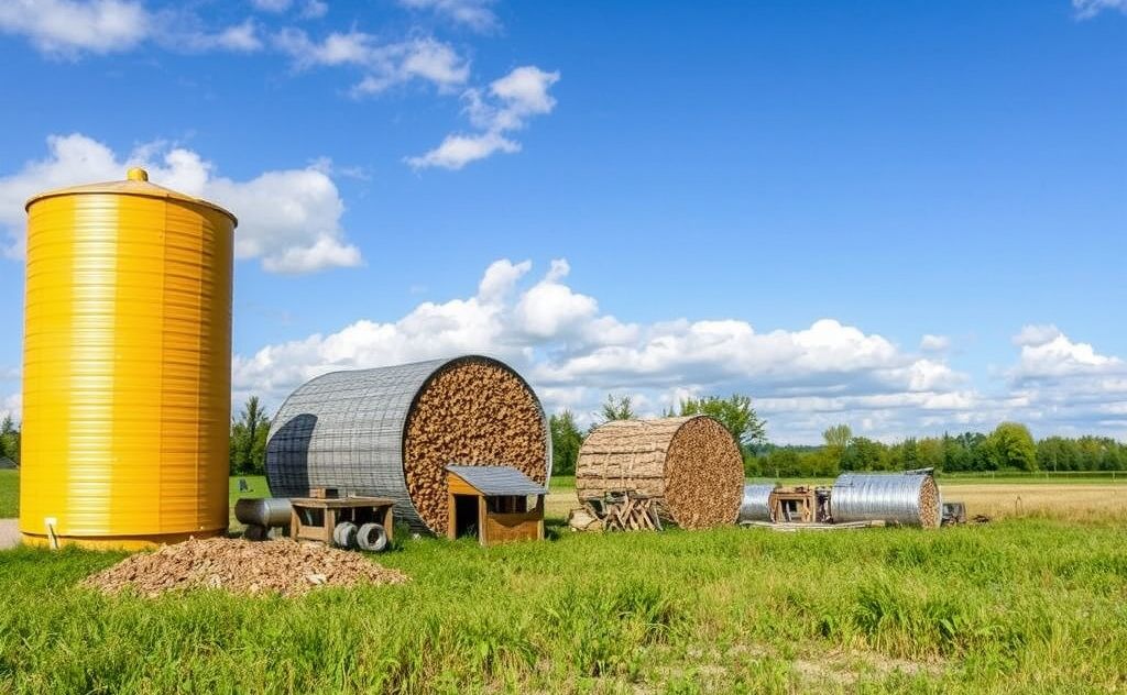 Biomass fuels types for heating applications