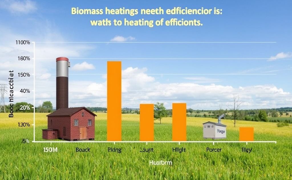 Biomass heating efficiency vs other options