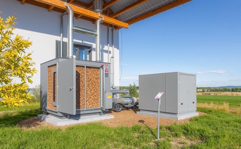 Biomass heating integration in modern systems