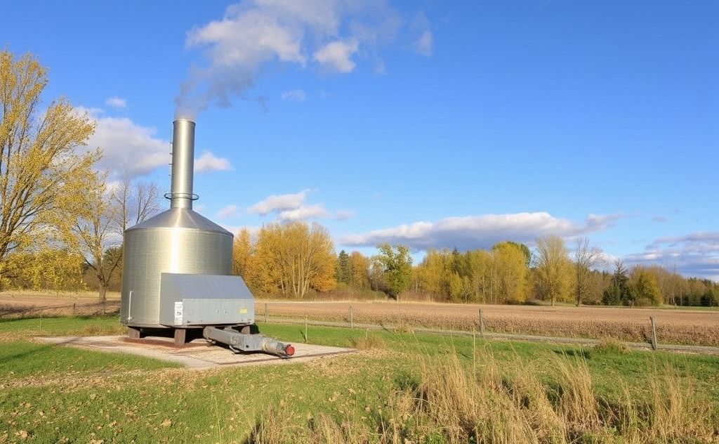 Biomass heating reduces greenhouse gas emissions