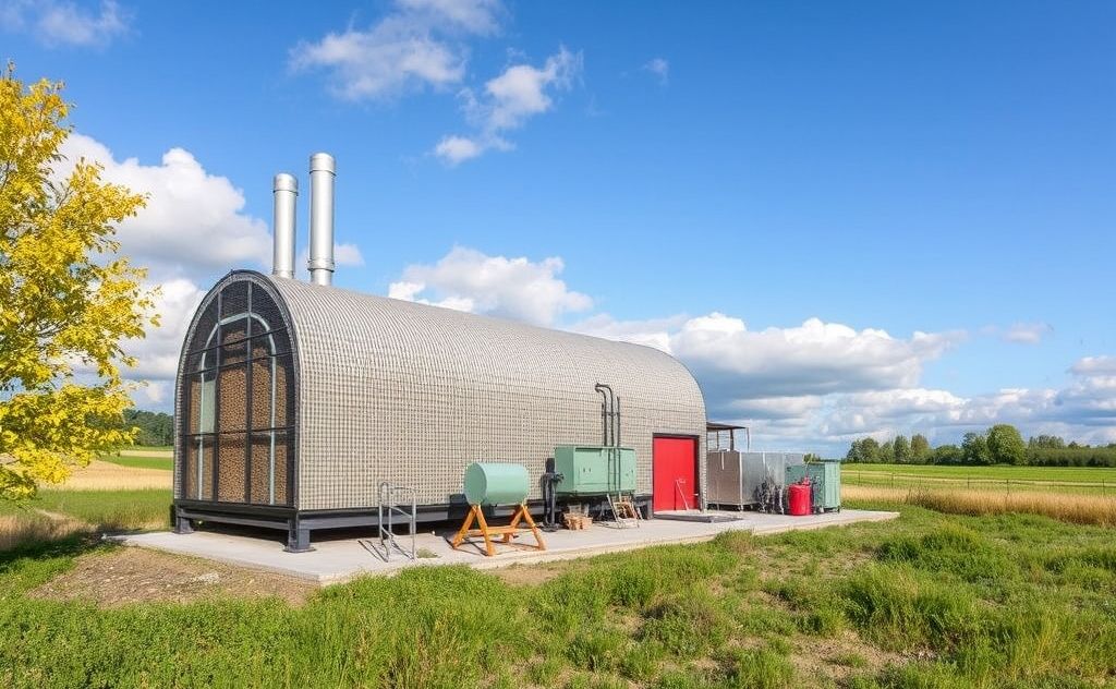 Biomass heating system efficiency and sustainability