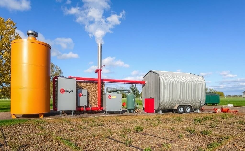 Biomass heating system process and benefits