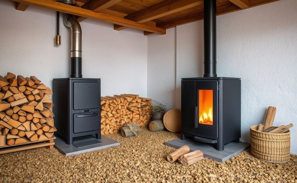 Biomass heating systems use organic materials for warmth