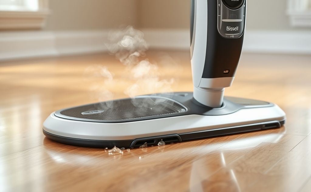 Bissell steam mop with water leaking from vent