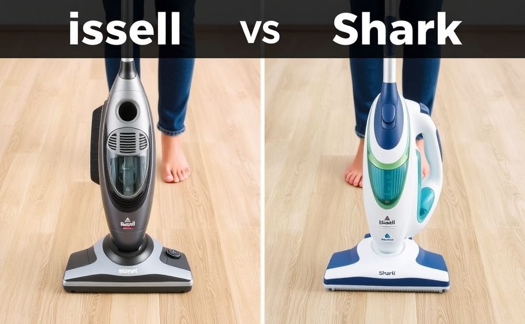 Bissell vs Shark steam mop performance details