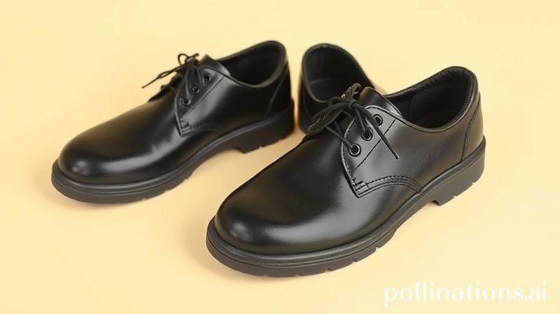 Sepatu sekolah hitam